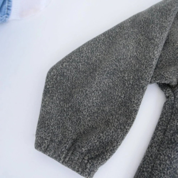 Vintage Gear for  Sports Wisconsin Brown Grey Zip Up Fleece Sweater Size XXL - Picture 9 of 11